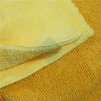 China Bulk Custom Quick Dry Microfiber yellow car cleaning cloth Supplier Super Water Absorbent Microfiber Towels Producer